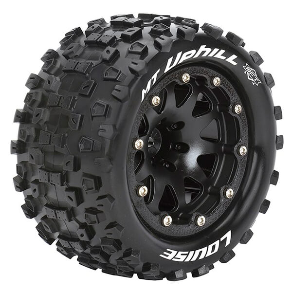 image LOUISE RC MT-UPHILL 1/10 SOFT HEX 14MM BLACK ARRMA GRANITE BLACK - Image 1
