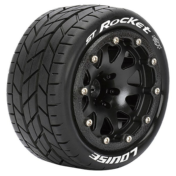 image LOUISE RC ST-ROCKET 1/10 SOFT HEX 14MM BLACK ARRMA GRANITE BLACK - Image 1