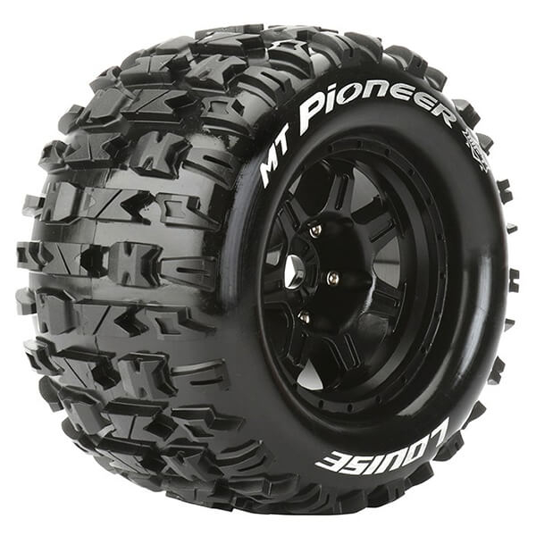 image LOUISE RC MT-PIONEER 1/8 SPORT 1/2" OFFSET HEX 17MM BLACK - Image 1