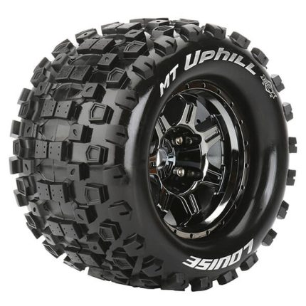LOUISE RC MT-UPHILL 1/8 SPORT 0" OFFSET HEX 17MM BLACK CHROME