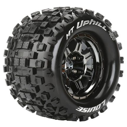 LOUISE RC MT-UPHILL 1/8 SPORT 1/2" OFFSET HEX 17MM BLACK CHROME