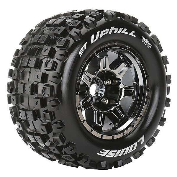 image LOUISE RC ST-UPHILL 1/8 SPORT 0" OFFSET HEX 17MM BLACK CHROME - Image 1