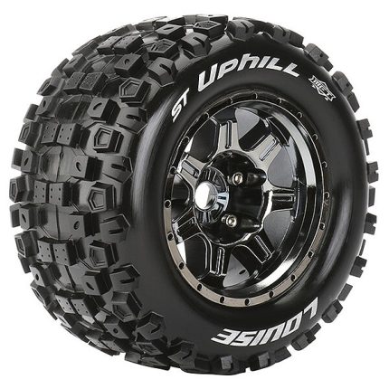 LOUISE RC ST-UPHILL 1/8 SPORT 1/2" OFFSET HEX 17MM BLACK CHROME