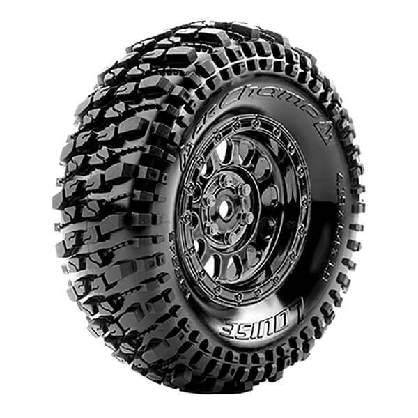 image LOUISE RC CR-CHAMP 1/10 1.9 SUPER SOFT BLACK CHROME HEX 12MM - Image 1