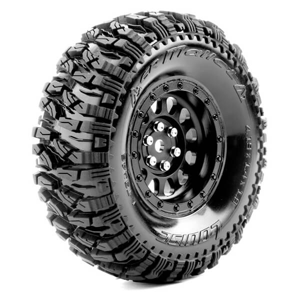 image LOUISE RC CR-MALLET 1/10 SUPER SOFT BLACK HEX 12MM - Image 1