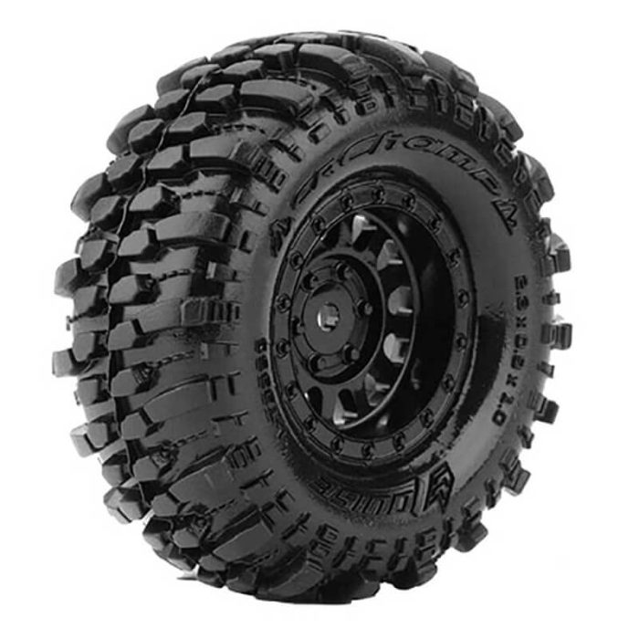 LOUISE RC CR CHAMP 1/18,1/24 FR/RR 1.0" CRAWLER TYRE/WHEELS - Image 1