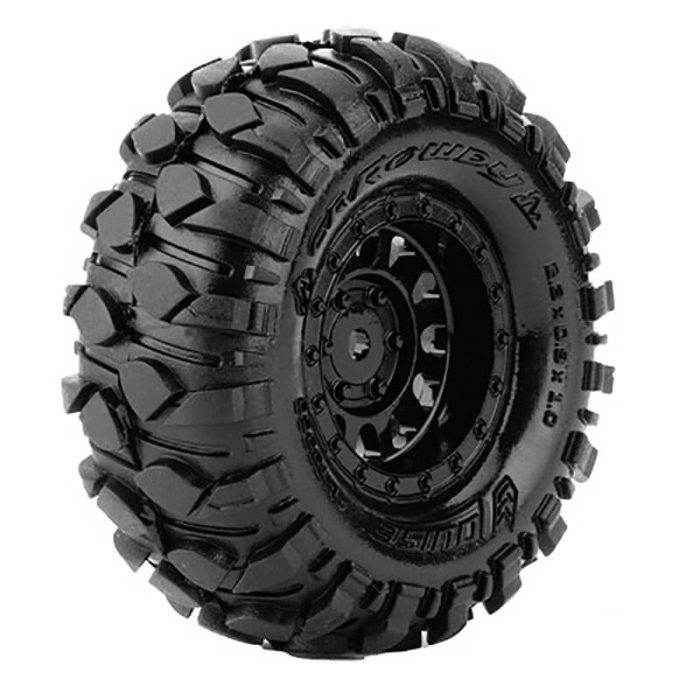 LOUISE RC CR ROWDY 1/18,1/24 FR/RR 1.0" CRAWLER TYRE/WHEELS - Image 1