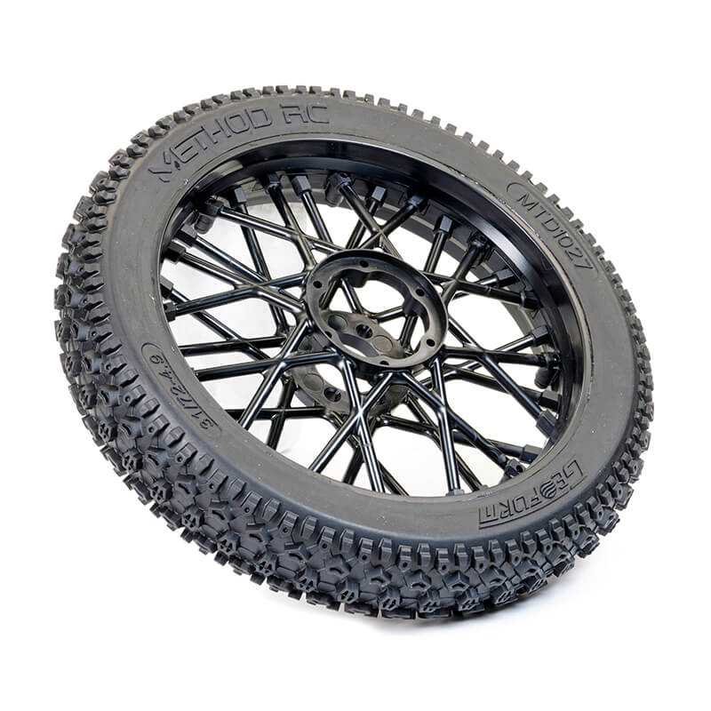 image METHOD GEOFORM MOUNTED FRONT TYRE/RIM FOR LOSI PROMOTO-MX - Image 1