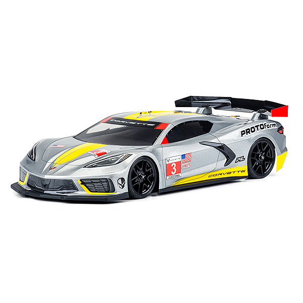image PROTOFORM CHEVROLET CORVETTE C8 CLEAR BODY 190MM - Image 1