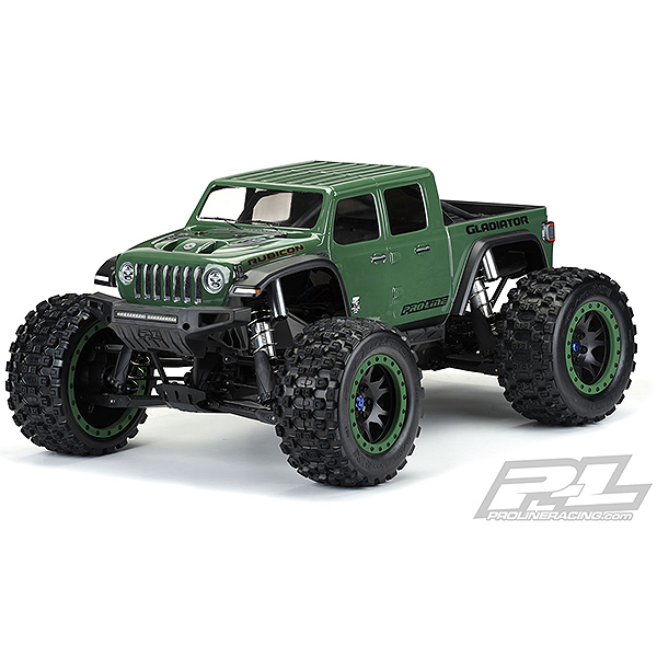 image PRO-LINE PRECUT JEEP GLADIATOR RUBICON CLEAR SHELL X-MAXX - Image 1