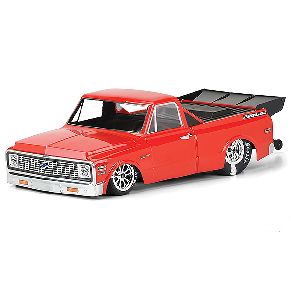 image PROLINE 1972 CHEVY C-10 CLEAR DRAG BODY FOR 2WD DRAG TRUCK - Image 1