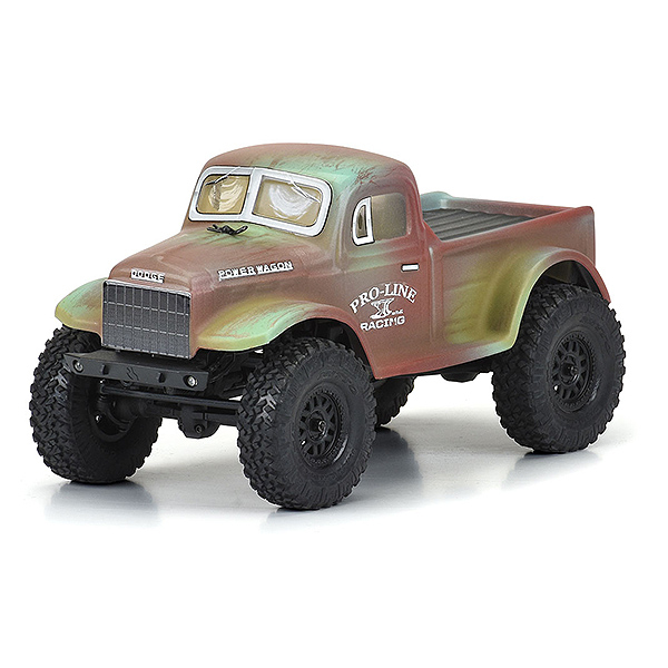 image PROLINE 1946 DODGE POWER WAGON CLEAR BODY FOR SCX24 JLU - Image 1