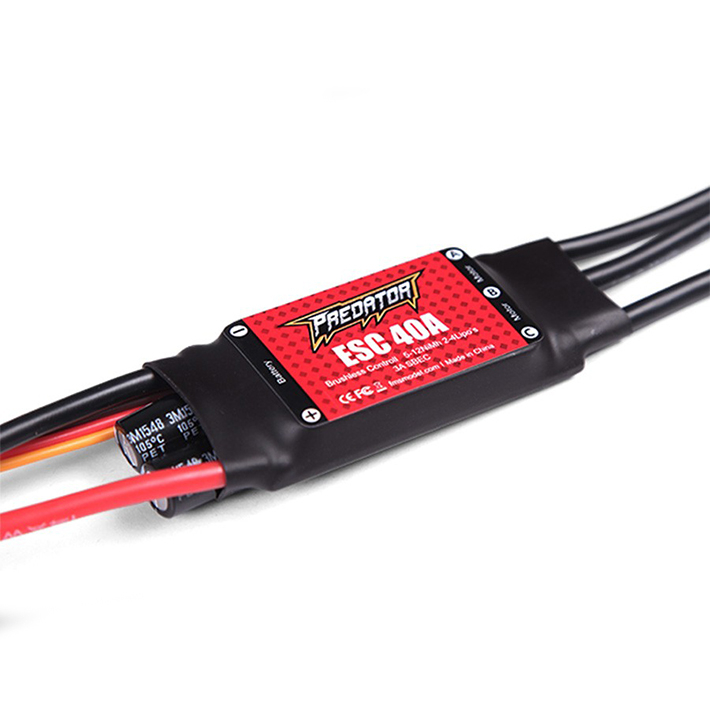 image FMS PREDATOR 40AMP ESC (200mm LENGTH CABLE) 1.1 PC-21/TYPHOON - Image 1