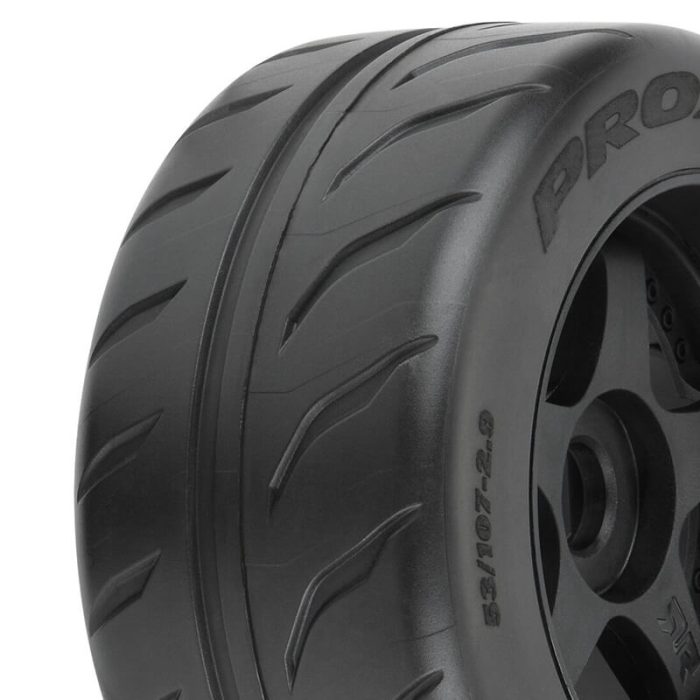 PROLINE TOYO PROXES 53mm Wide S3 BELTED TYRE / 2.9" BLACK 17MM WHEEL - Image 1
