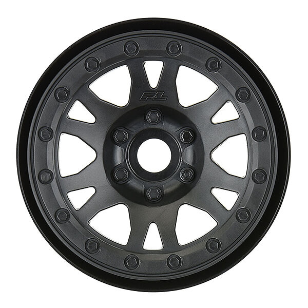 image PROLINE IMPULSE 2.2" BLACK INTERNAL BEAD-LOC 12MM WHEELS - Image 1