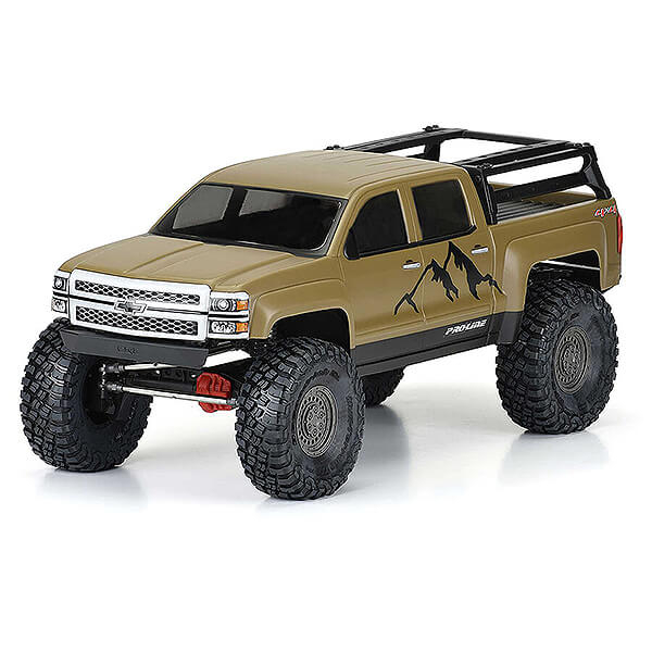 image PROLINE CHEVROLET SILVERADO CLEAR BODY CRAWLER 353MM WB - Image 1
