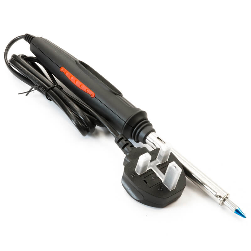 image PROLUX 60 WATT SOLDERING IRON w/STAND, UK 3-PIN - Image 1