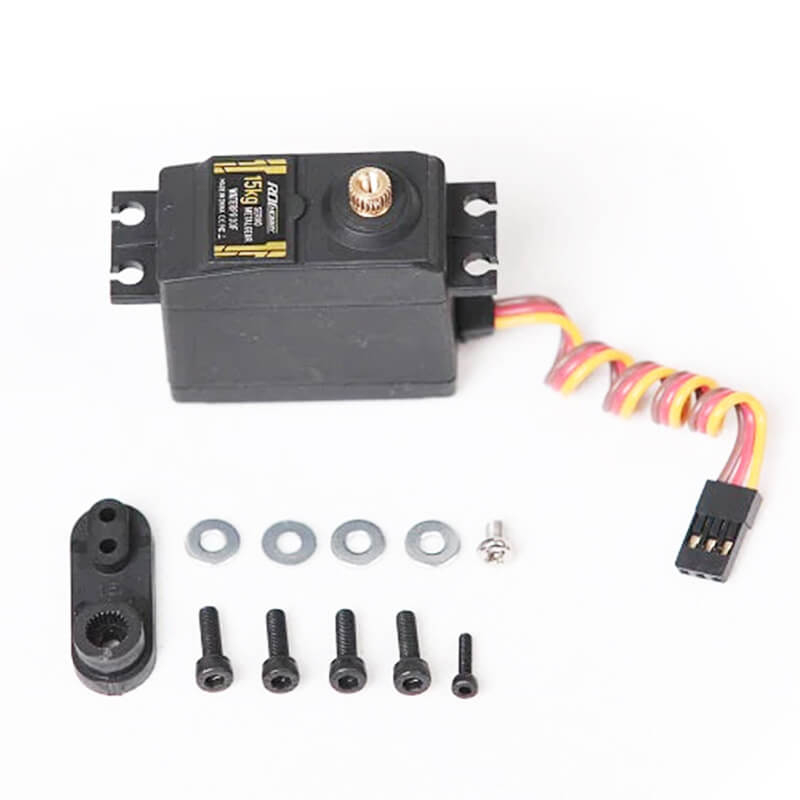 image ROC HOBBY WATERPROOF 15KG METAL GEAR SERVO - Image 1