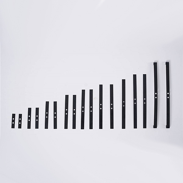 image ROC HOBBY 1:12 1941 WILLYS MB REAR AUTOMOBILE LEAF SPRINGS - Image 1