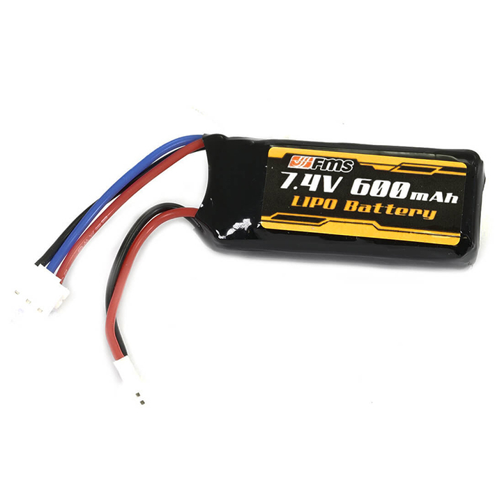 image ROC HOBBY 7.4V 600MAH LIPO BATTERY - Image 1