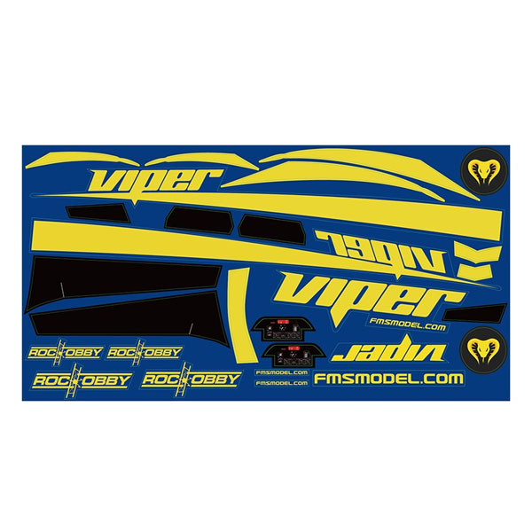 image ROC HOBBY VIPER 70MM DECAL SHEET - Image 1