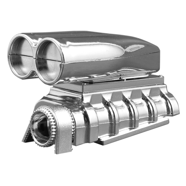 image RPM CHROME SHOTGUN STYLE MOCK INTAKE & BLOWER - Image 1