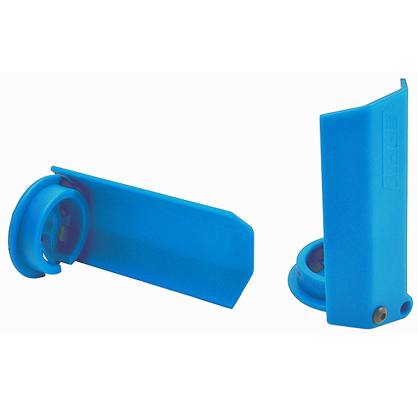 image RPM TRAXXAS X-MAXX SHOCK SHAFT GUARDS - BLUE - Image 1