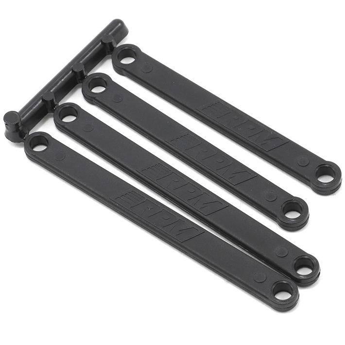 image RPM Heavy Duty Camber Link RUSTLER/STAMPEDE BLACK - Image 1