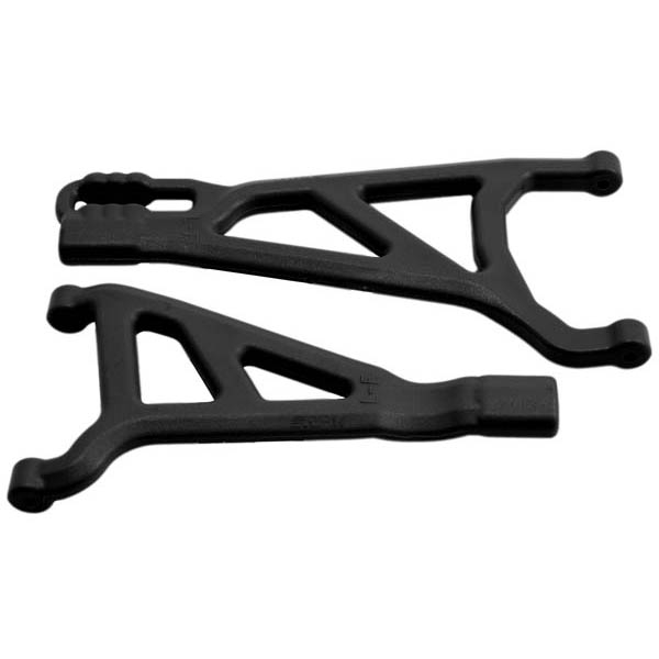 image RPM BLACK FRONT LEFT A-ARMS FOR E-REVO BRUSHLESS - Image 1