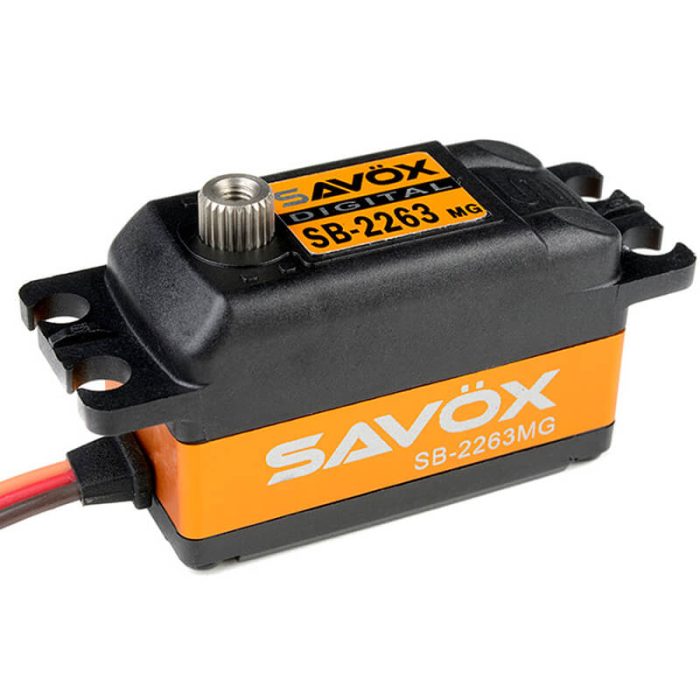SAVOX LOW PROFILE BRUSHLESS DIGITAL SERVO 10KG/0.076s@6.0V - Image 1