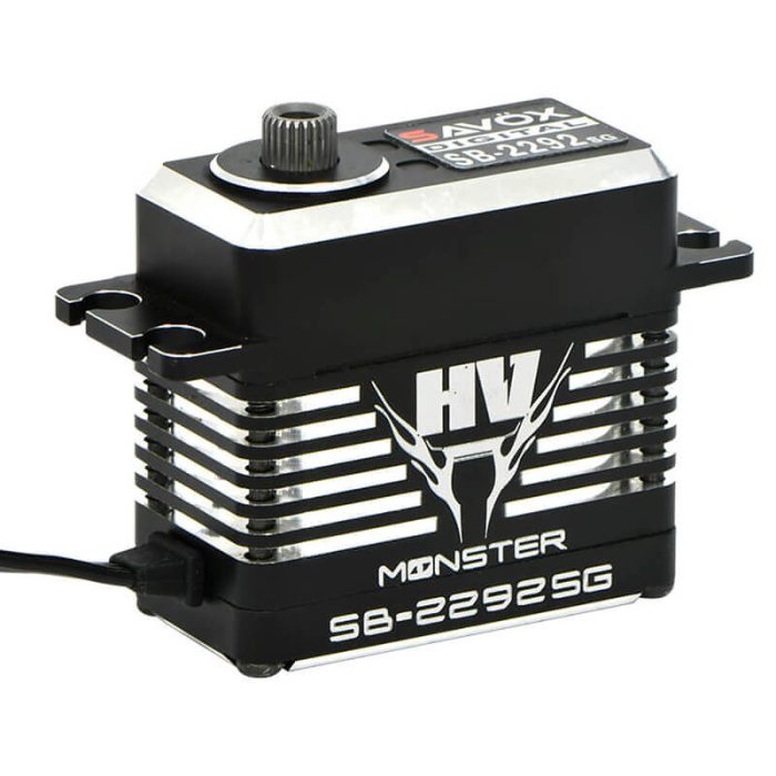 SAVOX HV CNC MONSTER BRUSHLESS SERVO 31KG/0.07s@7.4V - Image 1
