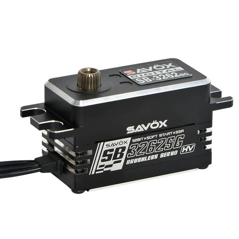 image SAVOX HV LOW PROFILE BRUSHLESS CNC SERVO 28KG/0.08s@7.4V - Image 1