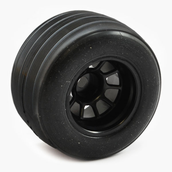 image SWEEP 1/10 FORMULA 1 REAR V4 PRE-GLUED GROOVED TYRES 28R - Image 1