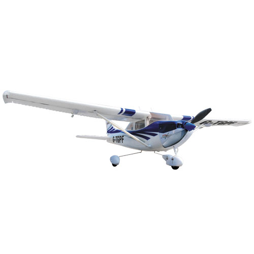 image TOP GUN PARK FLITE CESSNA 182 SKYLANE RTF MODE 2 - BLUE - Image 1