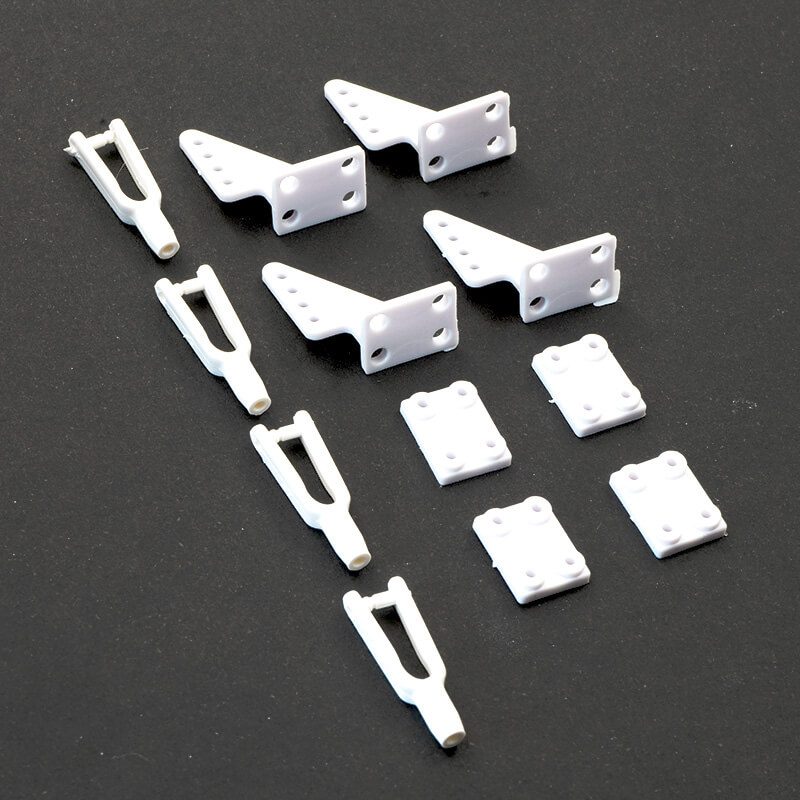 image TOP GUN PARK FLITE CESSNA 182 CLEVIS/CLIP + ROCKER ARM - Image 1