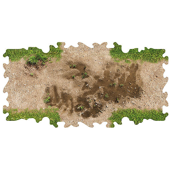 image CRAWLER PARK 2 X CROSSING WITH PUDDLE OF WATER FOR 1/24 RC CRAWLER - Image 1