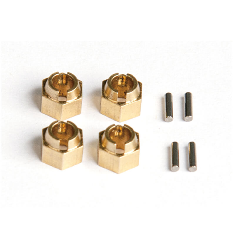 image UDI RC UCX24 BRASS WHEEL ADAPTERS - Image 1