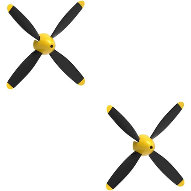 image VOLANTEX PROPELLER FULL SET 4 BLADE 2 SET PROP SAVER SHAFT - Image 1