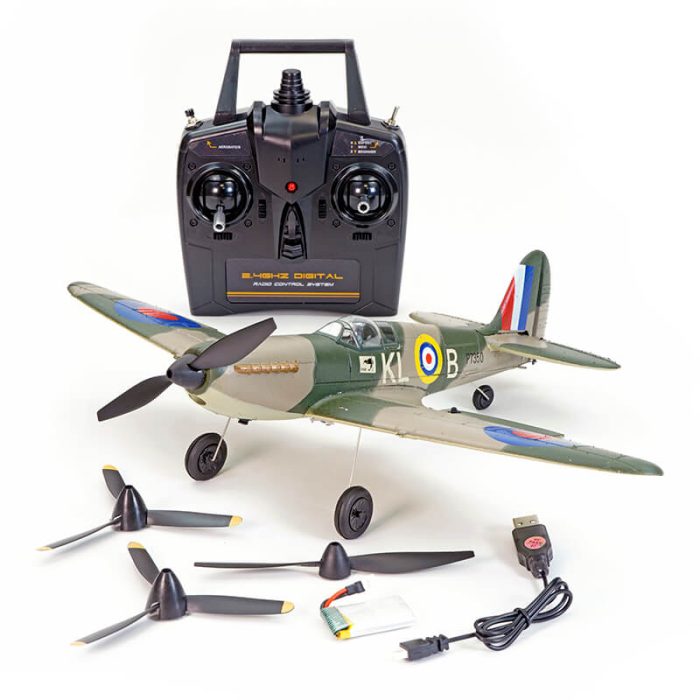 VOLANTEX SPITFIRE 4CH 400MM BRUSHED w/GYRO EPP RTF - Image 1