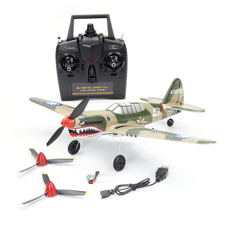 image VOLANTEX P40 WARHAWK 4CH 400MM BRUSHED w/GYRO EPP RTF - Image 1