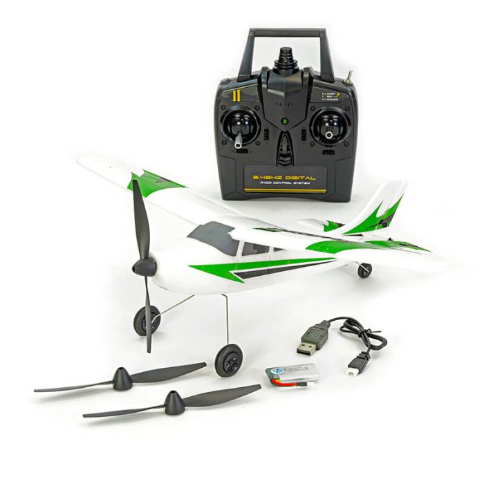 VOLANTEX TRAINSTAR MINI V2 3CH 400MM BRUSHED WITH GYRO RTF GREEN - Image 1
