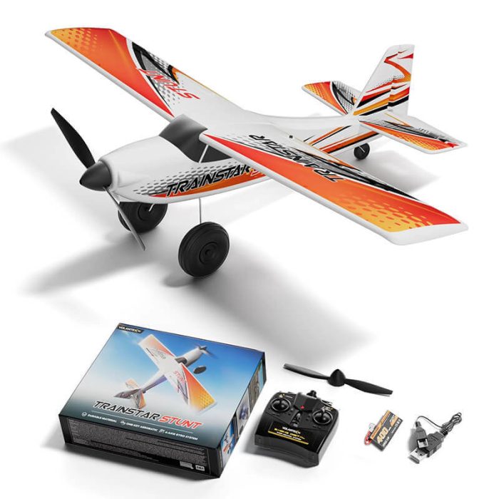 VOLANTEX TRAINSTAR STUNT 500MM 4CH BRUSHLESS WITH GYRO RTF RED - Image 1