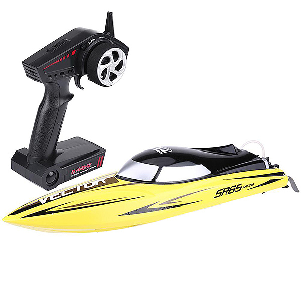 image VOLANTEX RACENT VECTOR SR65CM B/LESS RACEBOAT COMBO RTR YELL (UK PLug) - Image 1