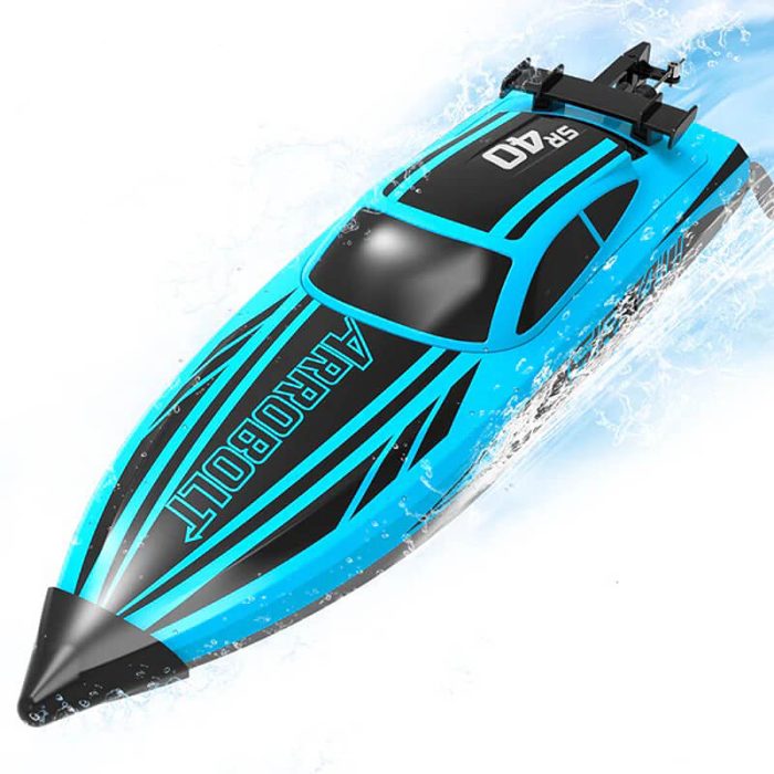 VOLANTEX ARROBOLT SR40 40mm BRUSHLESS BOAT RTR - BLUE (WITH USB CHARGER) - Image 1