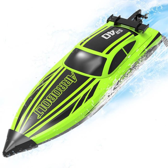 VOLANTEX ARROBOLT SR40 40mm BRUSHLESS BOAT RTR - GREEN (WITH USB CHARGER) - Image 1