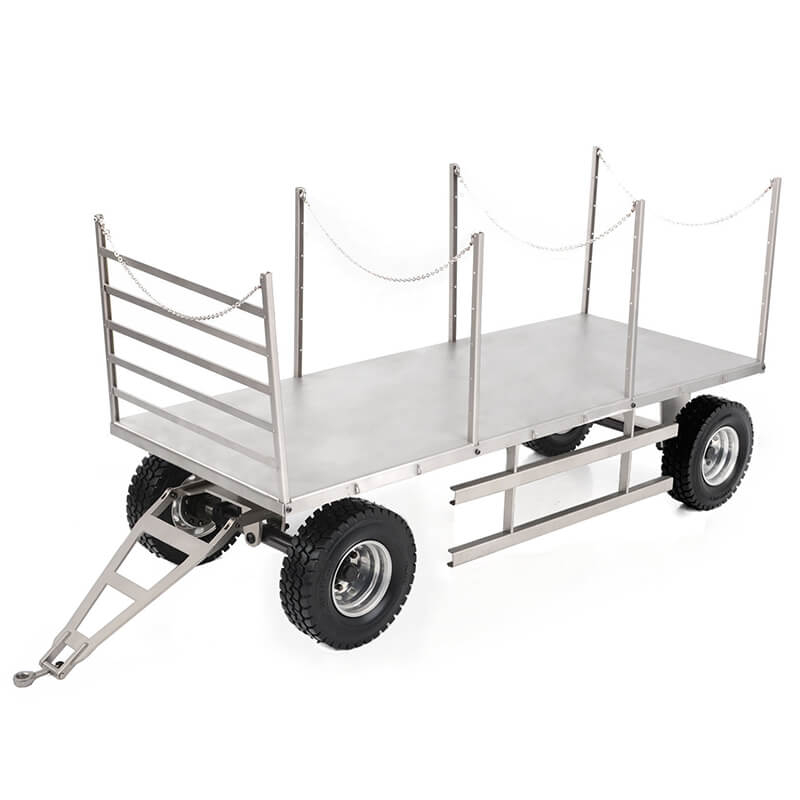 image RC4WD 4 WHEEL STEEL STAKE TRAILER - Image 1