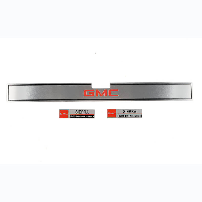 image RC4WD REAR & SIDE METAL GMC EMBLEMS - CHEVROLET BLAZER/K10 - Image 1
