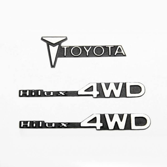 RC4WD 1/10 METAL EMBLEM FOR TAMIYA HILUX - Image 1