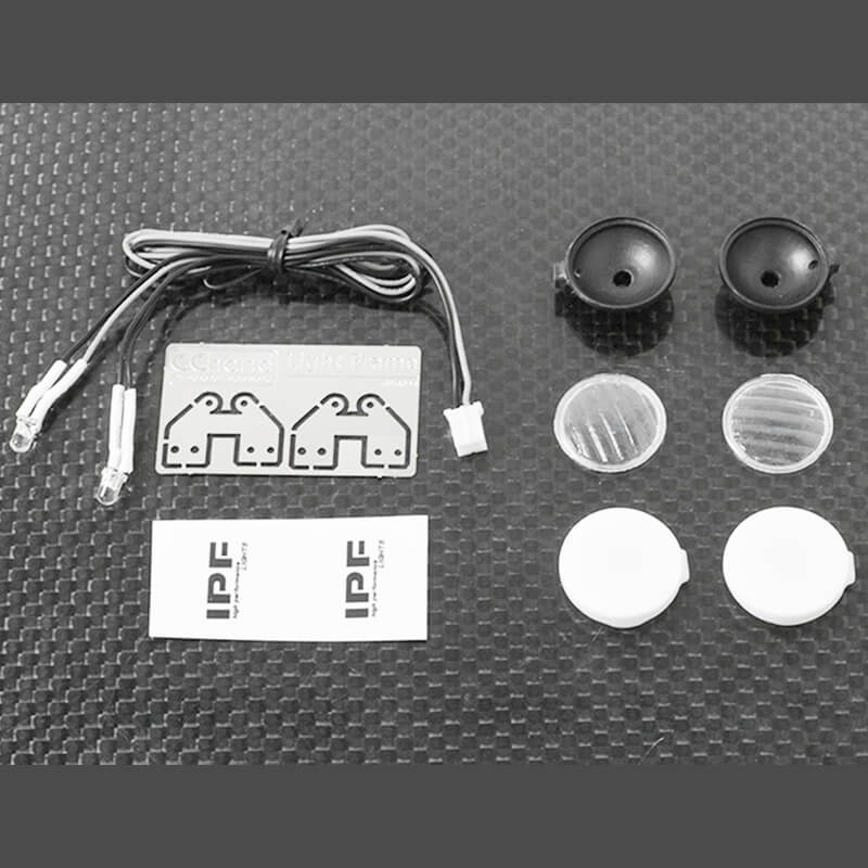 image RC4WD 1/10 ROUND IPF LIGHTS W/LED - Image 1