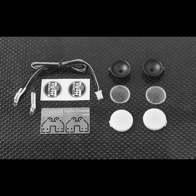 image RC4WD 1/10 RALLY 3000 HELLA LIGHTS W/LED - Image 1